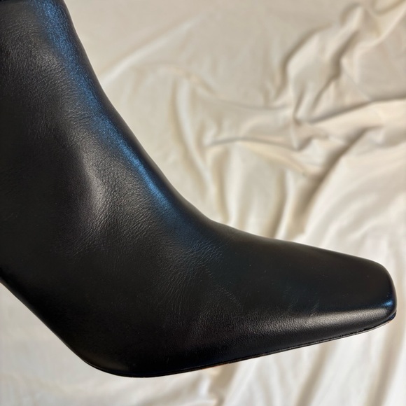 Reformation Remy Knee High Heeled Leather Boots Square Toe Size 9.5 - Picture 12 of 15